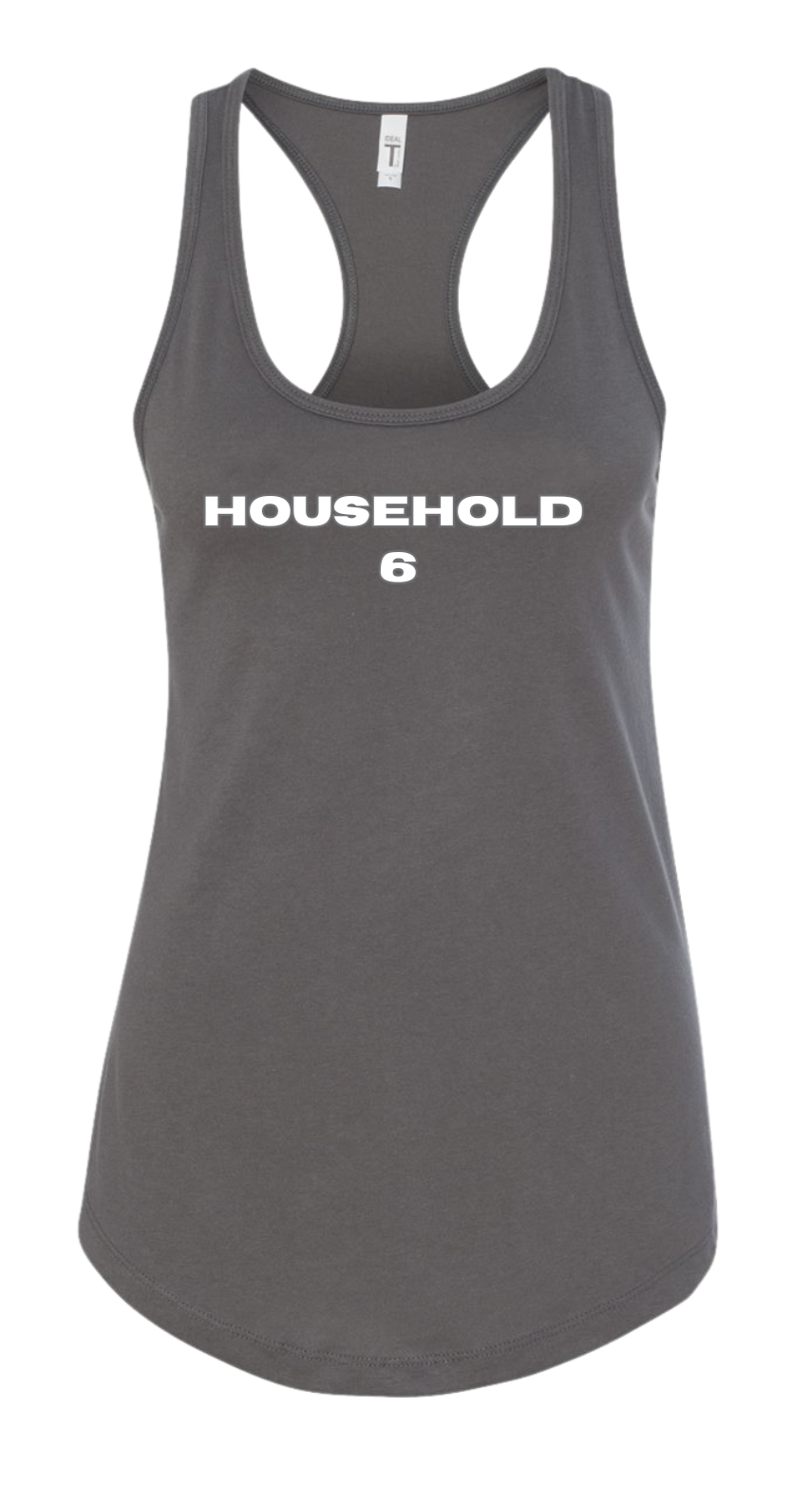HOUSEHOLD 6 RACERBACK TANK